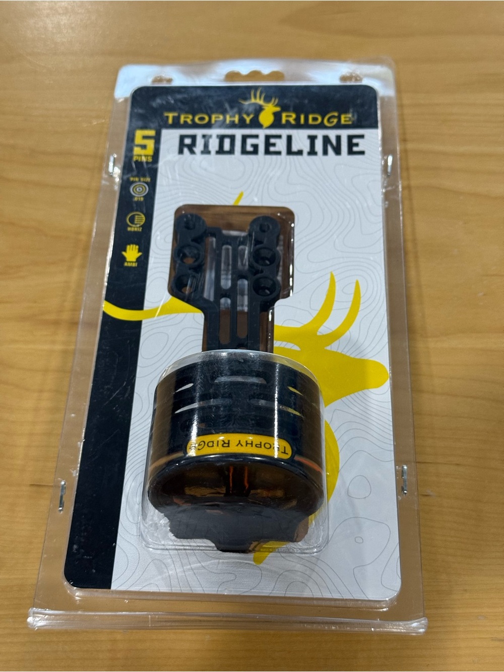 Trophy Ridge Ridgeline AS70 5 Pin Bow Sight W/Light Rh/Lh New In Box Sealed.